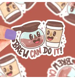 Turtle's Soup Brew Can Do It Vinyl Sticker