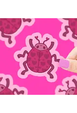 Turtle's Soup Lady Bug Love Valentines Vinyl Sticker