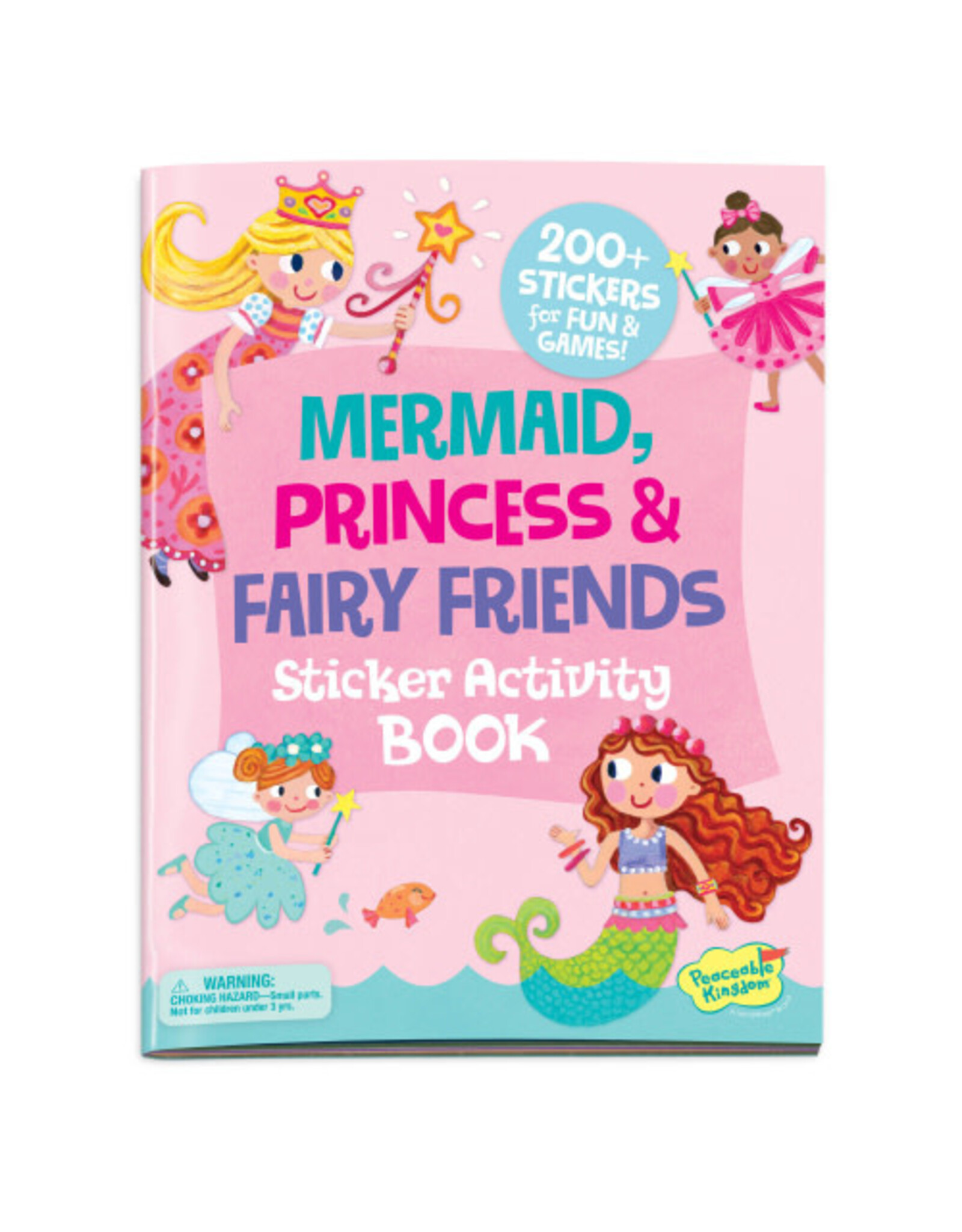 Peaceable Kingdom Sticker Activity Book: Mermaid, Princess & Fairy Friends