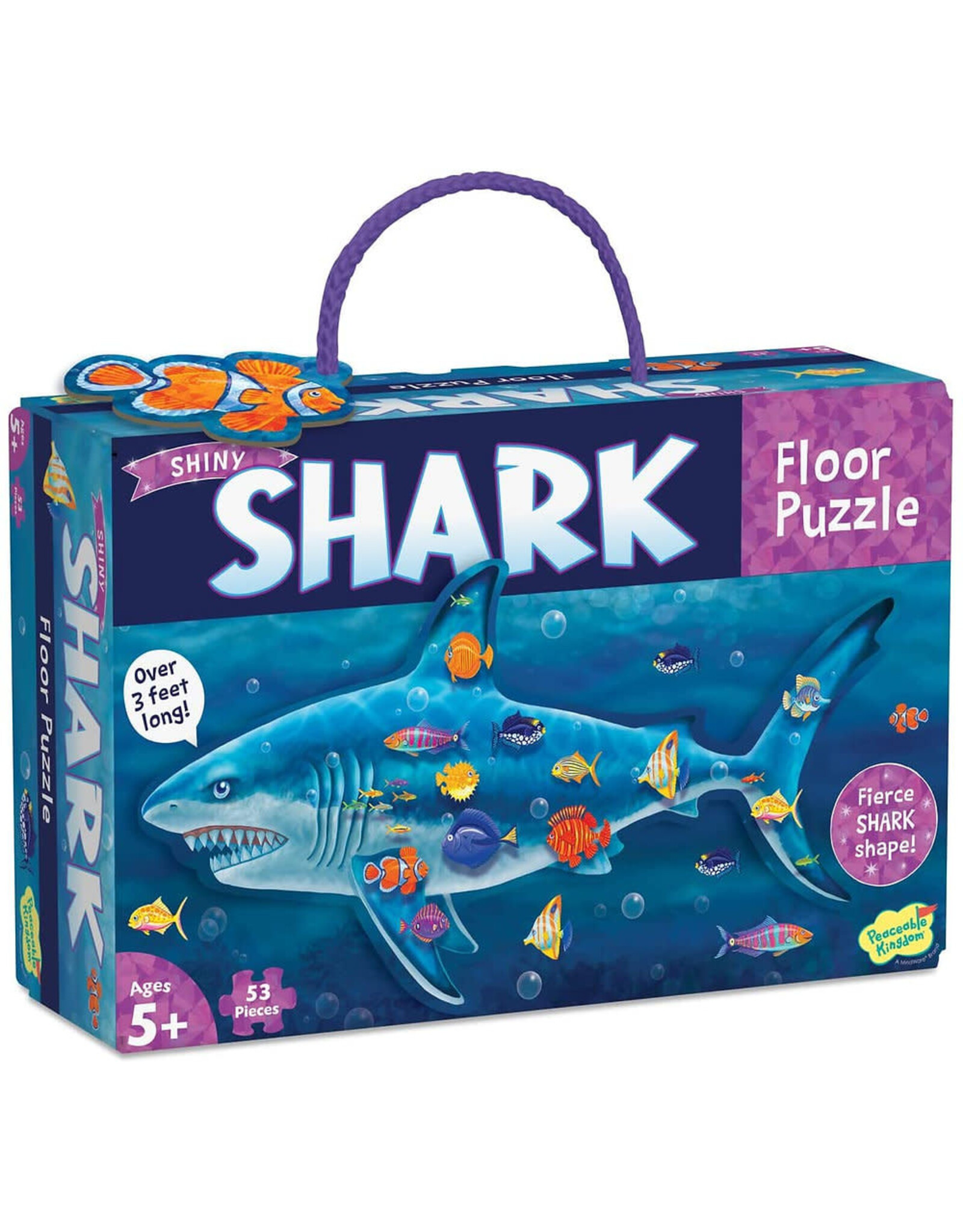 Peaceable Kingdom Shark 53pc Floor Puzzle