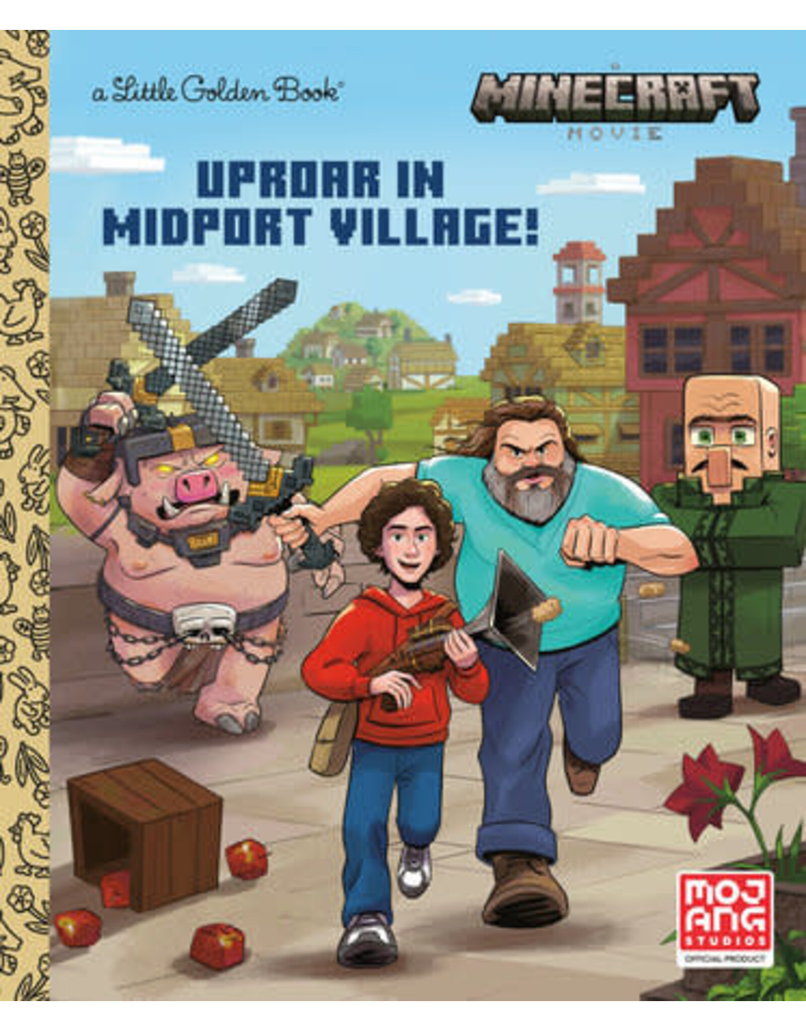 Little Golden Books Little Golden Book Uproar in Midport Village (A MINECRAFT MOVIE)
