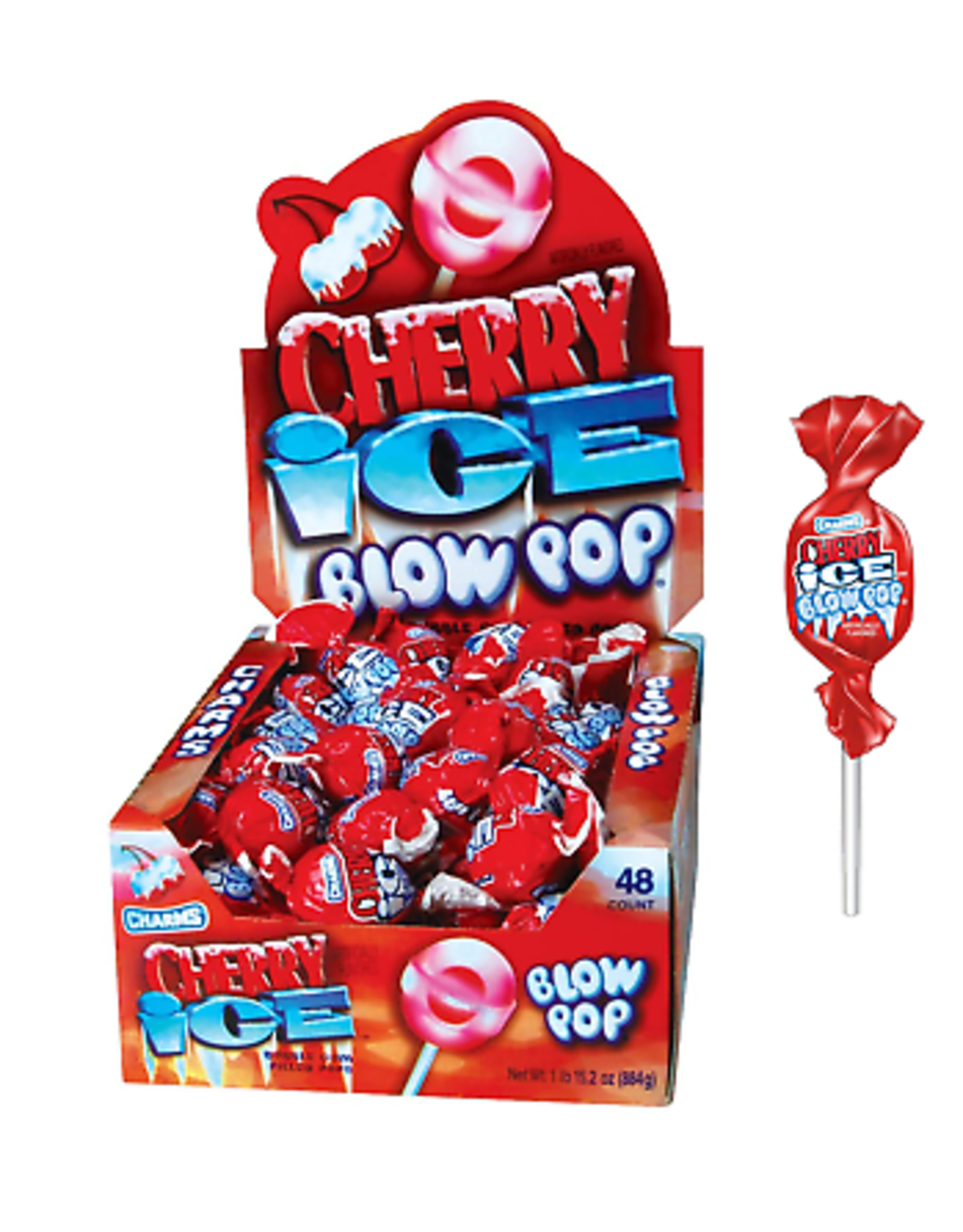 Charms Blow Pop Cherry Ice