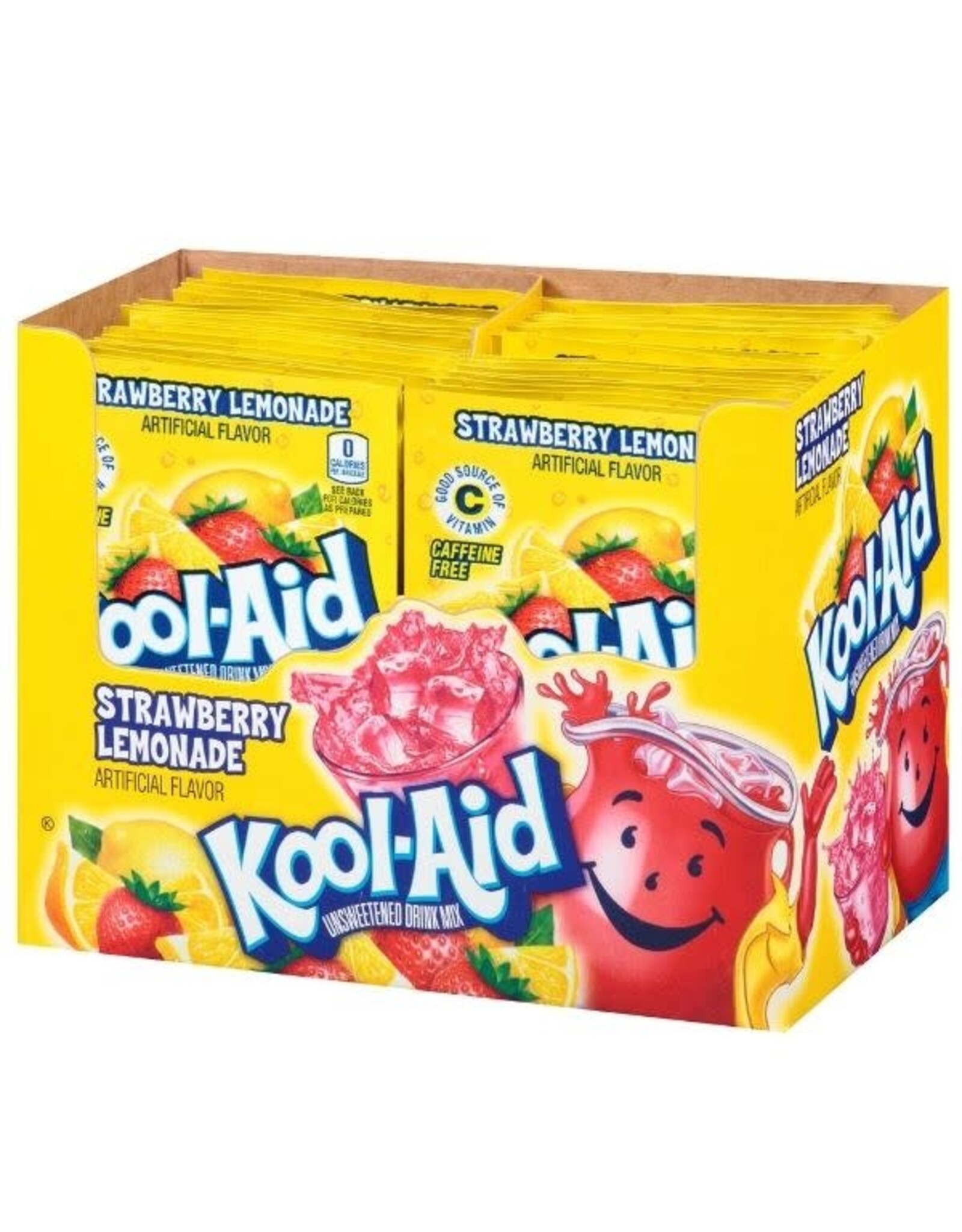 Kool-Aid Drink Mix Unsweetened Strawberry Lemonade