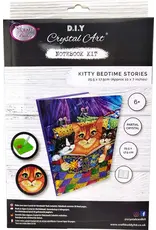 D.I.Y Crystal Art Kit Crystal Art Notebook Kit: Kitty Bedtime