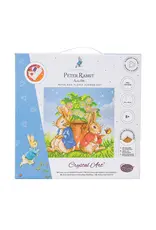 Crystal Art Medium Framed Kit - Peter and Flopsy