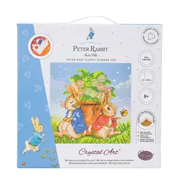 Crystal Art Medium Framed Kit - Peter and Flopsy