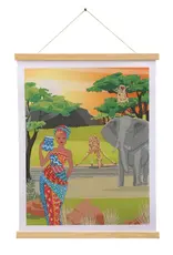 D.I.Y Crystal Art Kit Crystal Art Scroll Kit: Savannah