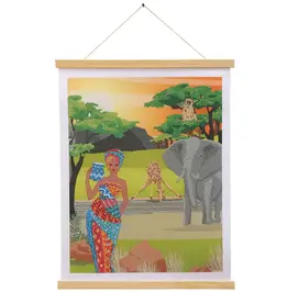 D.I.Y Crystal Art Kit Crystal Art Scroll Kit: Savannah