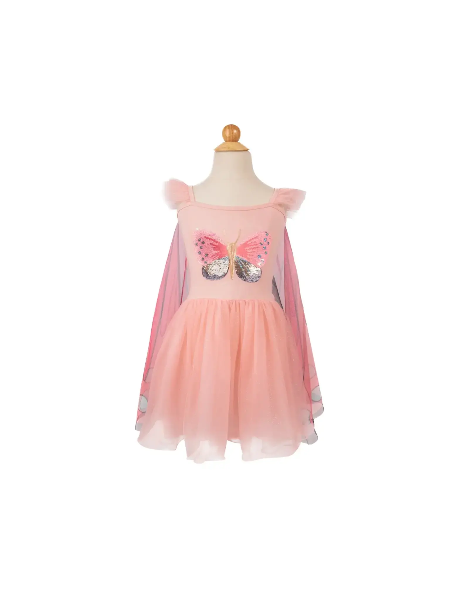 Great Pretenders Sequins Secret Butterfly Twirl Dress with Wings, Size 5-6