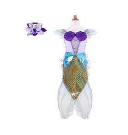 Great Pretenders Mermaid Dress & Headband, Lilac, Size 7-8