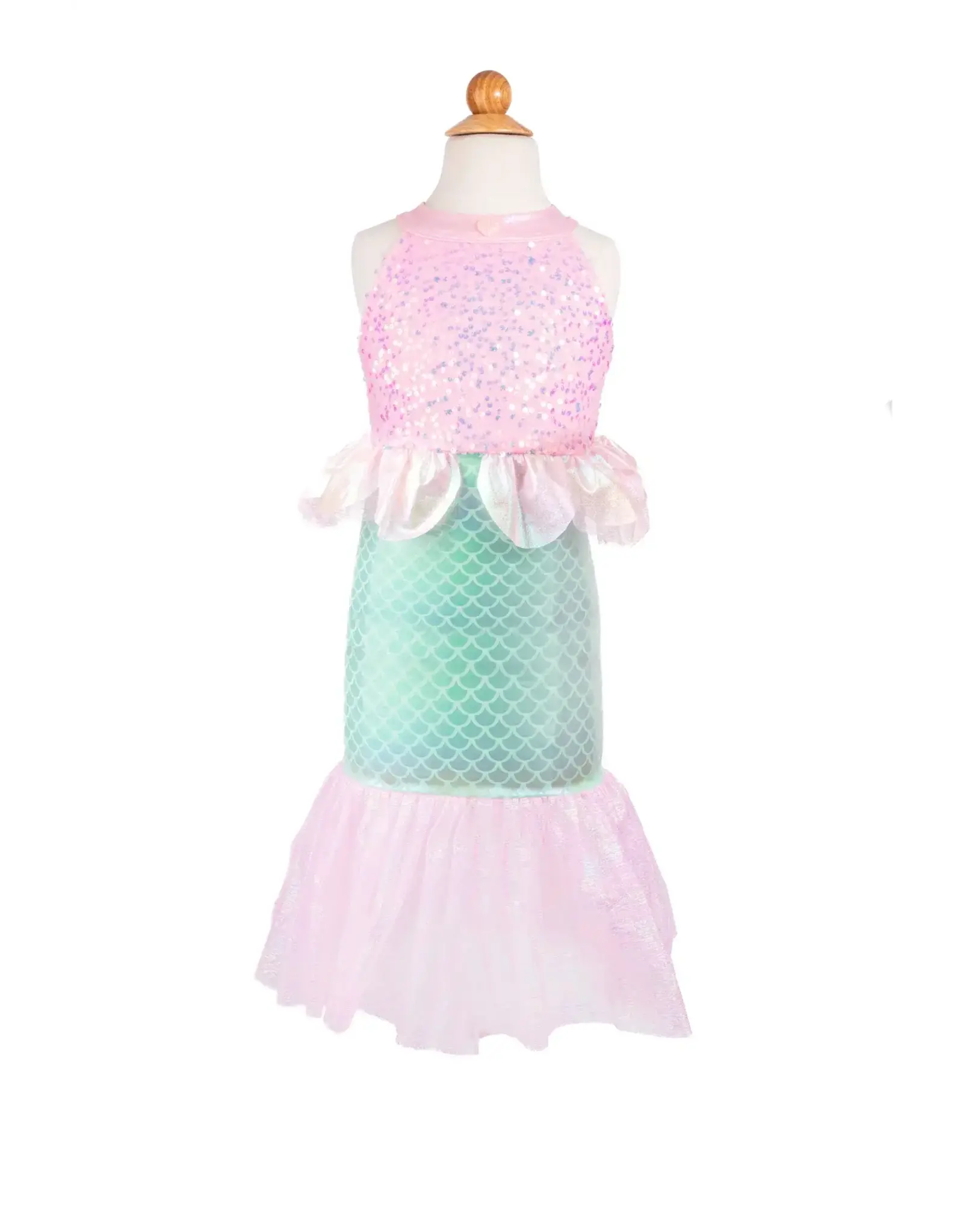 Great Pretenders Misty Mermaid Dress Pink, Size 3-4
