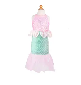 Great Pretenders Misty Mermaid Dress Pink, Size 5-6