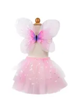 Great Pretenders Flutter Butterfly Skirt & Wings, Pink, Size 4-6