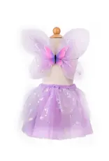 Great Pretenders Flutter Butterfly Skirt & Wings Lilac, Size 4-6