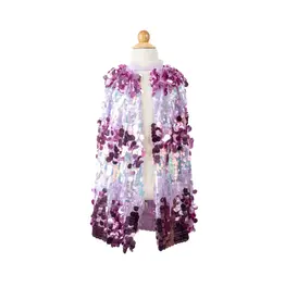 Great Pretenders The 5th Avenue Pailette Cape, Purple, Size 4-6