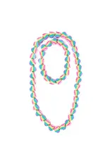 Great Pretenders Heart of Many Colours Necklace & Bracelet Set, 2pc