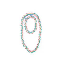 Great Pretenders Heart of Many Colours Necklace & Bracelet Set, 2pc
