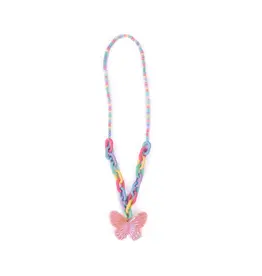 Great Pretenders Kaleidoscope Butterfly Necklace