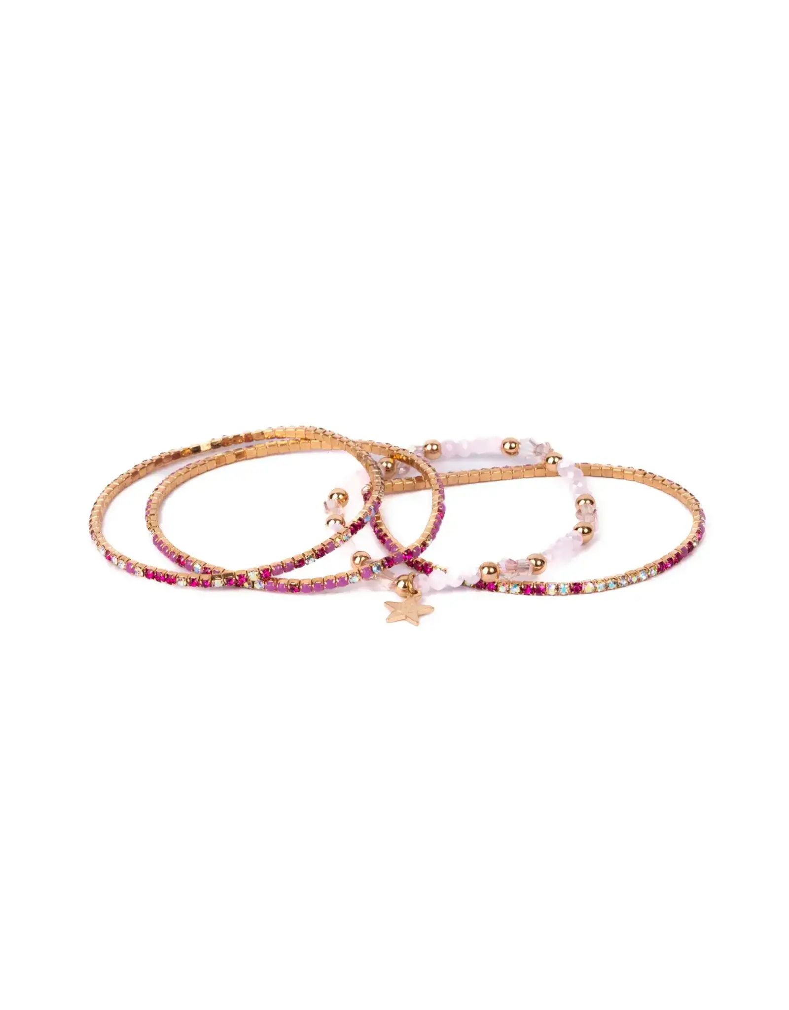 Great Pretenders Boutique Glam Girl Bracelet Set, 4pcs