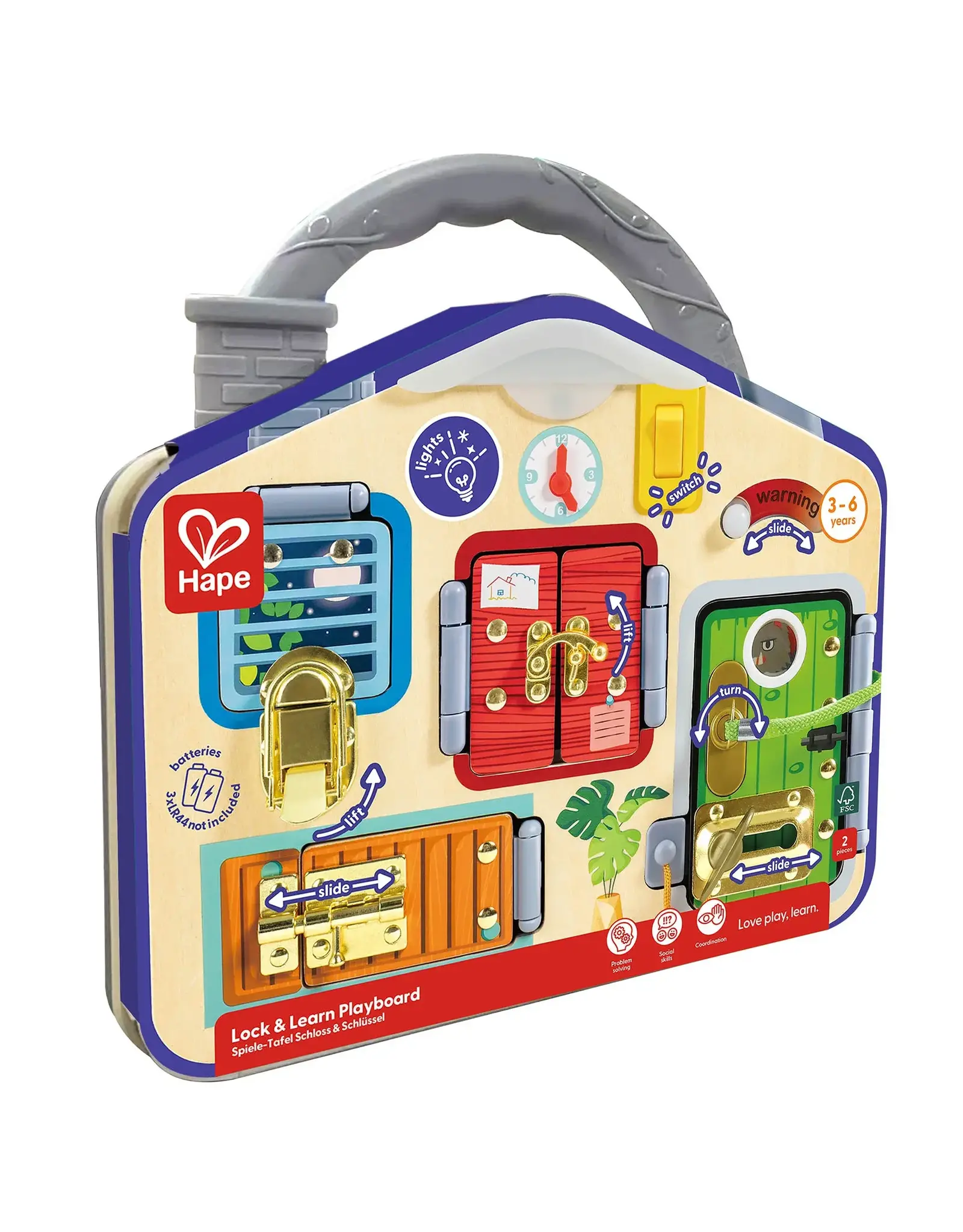 Hape Hape Lock & Learn Playboard