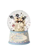 Jim Shore Mickey and Minnie Wedding Snow Globe