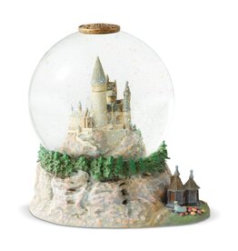 Hogwarts Castle with Hagrid Hut Snow Globe