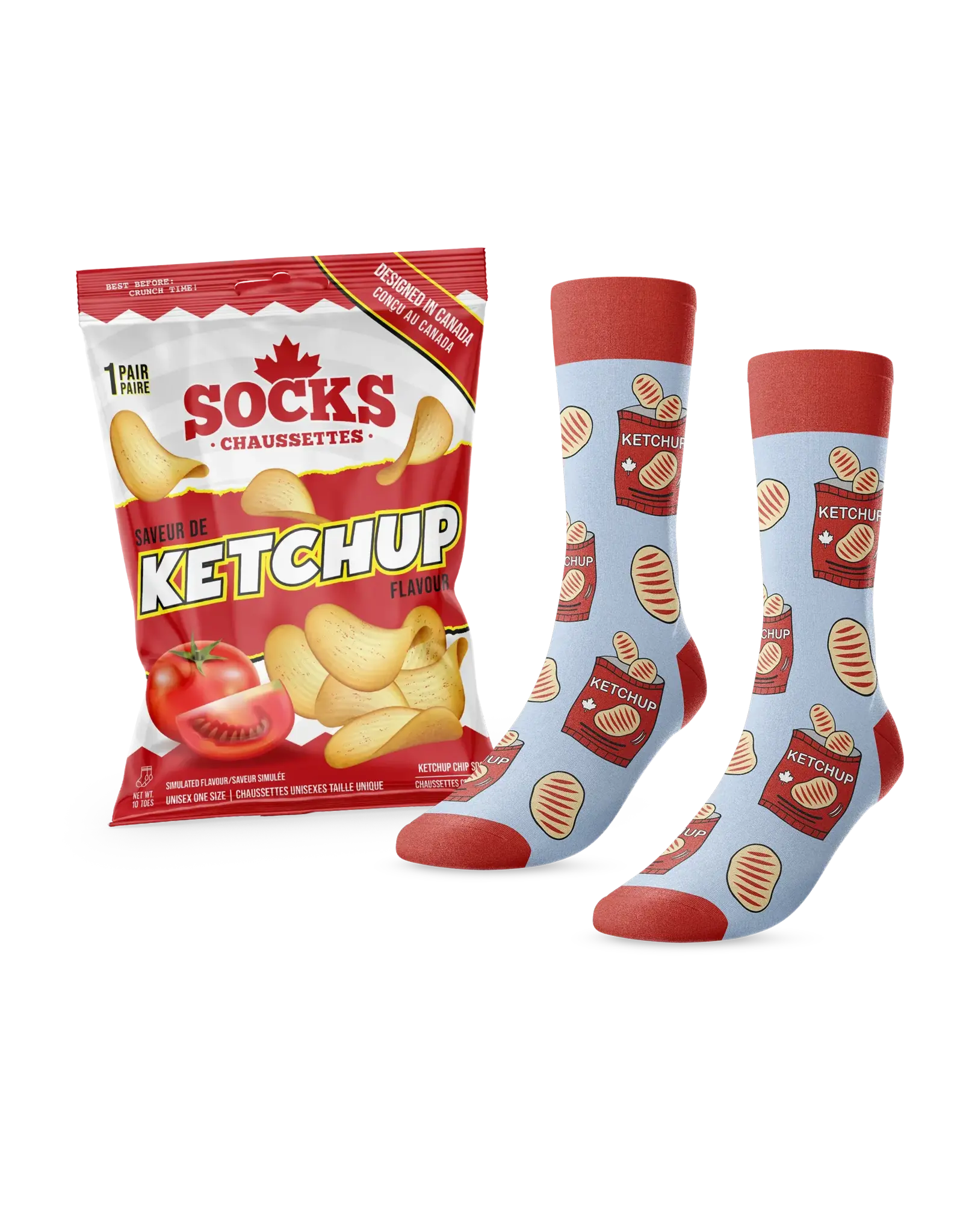 Main & Local Ketchup Chips Socks