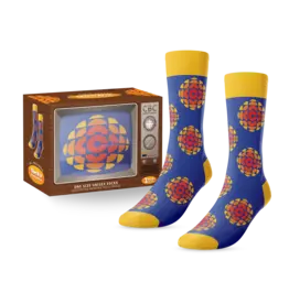Main & Local CBC Retro Logo Socks