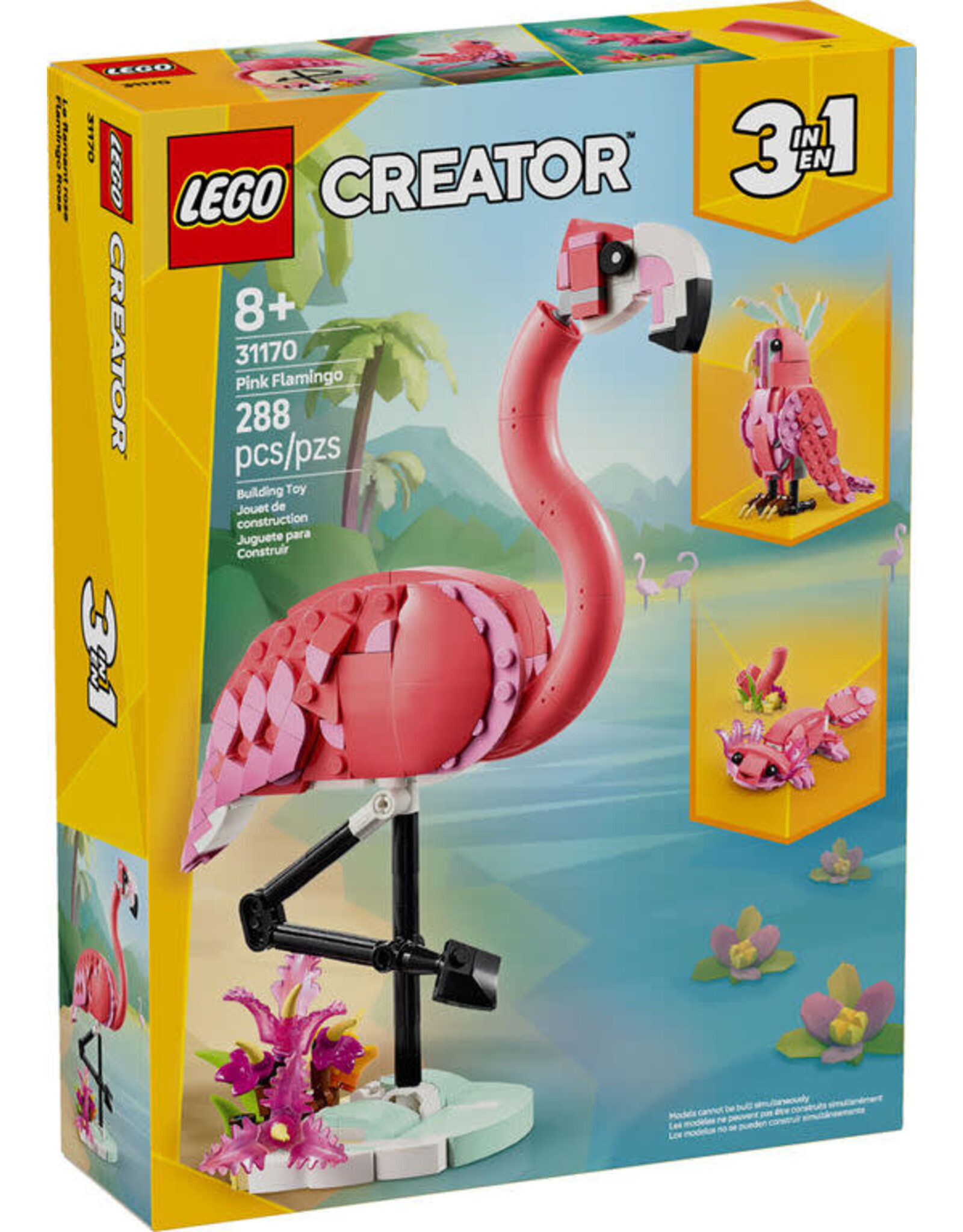 Lego Wild Animals: Pink Flamingo