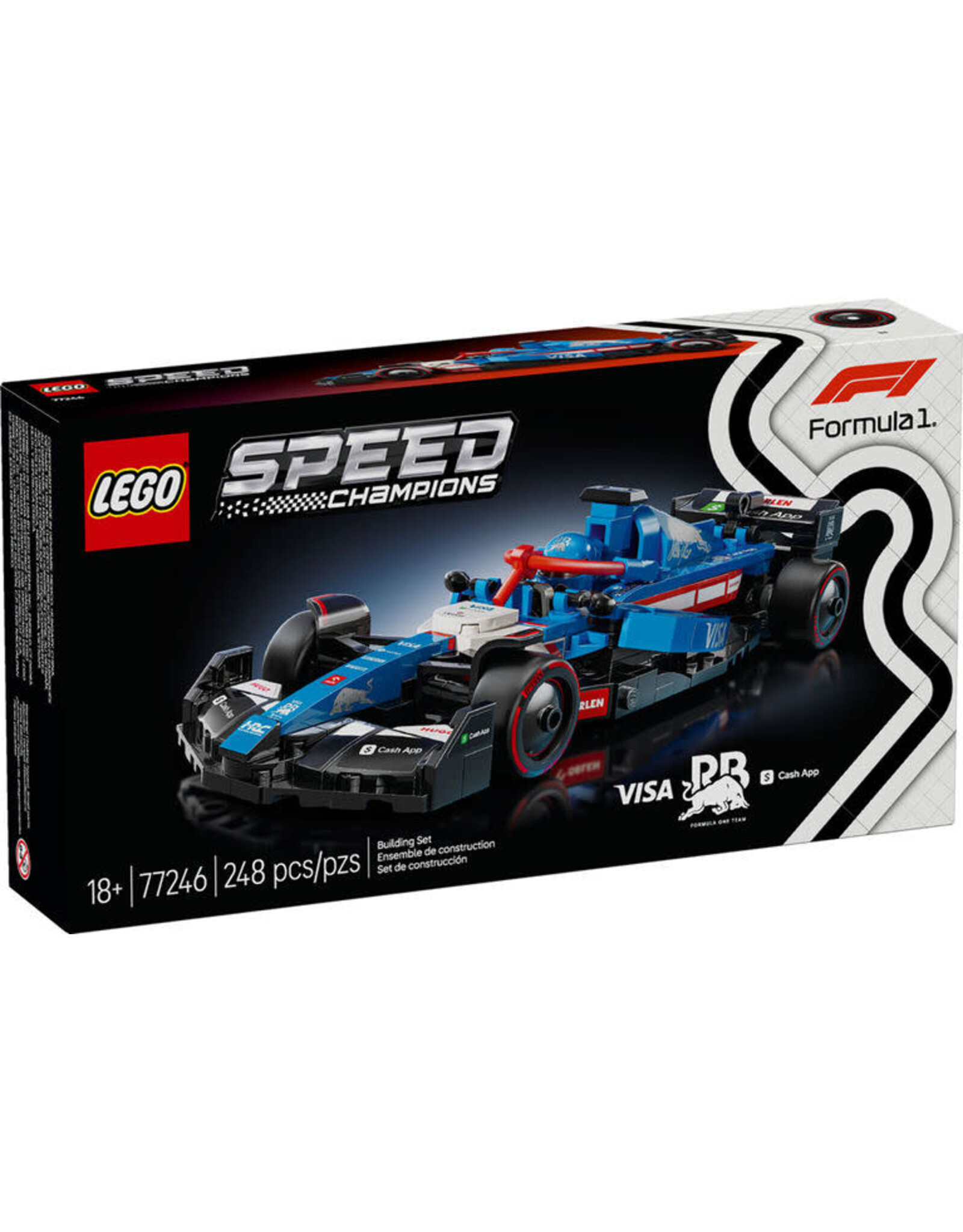 Lego Visa Cash App RB VCARB 01 F1 Race Car