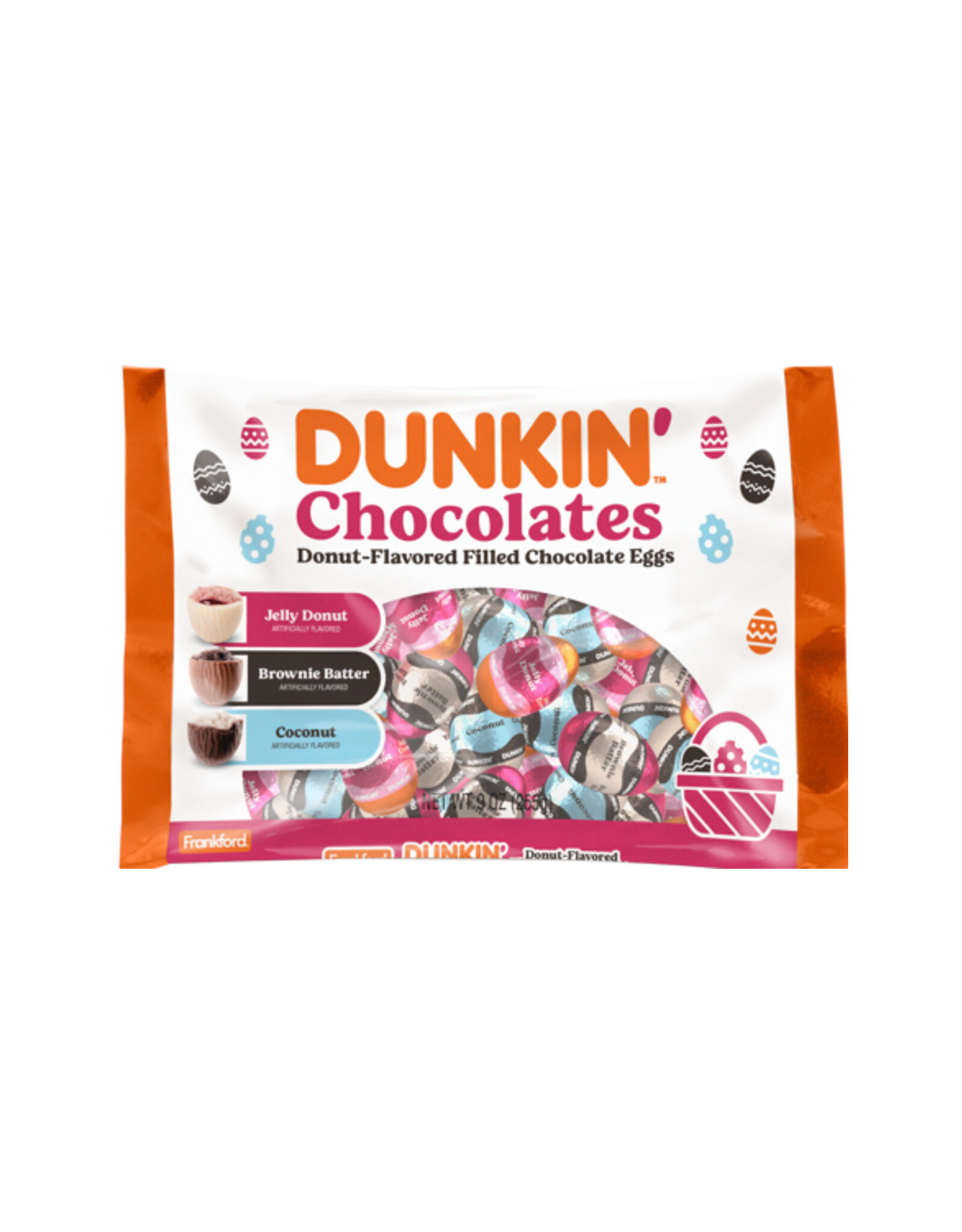 Frankford Dunkin' Chocolate Foiled Egg Easter