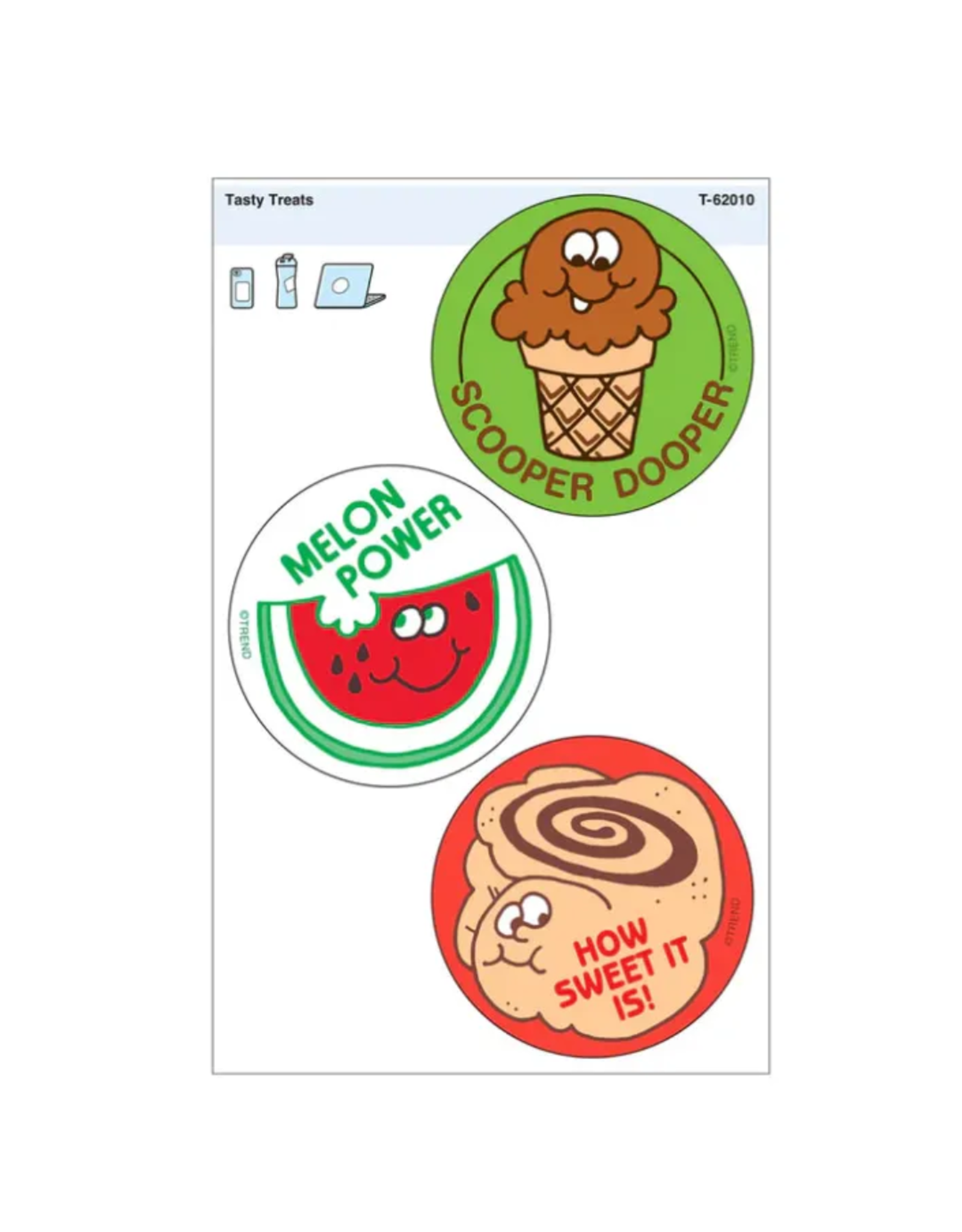 Trend Enterprise Retro Tasty Treats Vinyl Sticker
