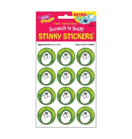 Trend Enterprise Eggs-cellent! Egg Custard Retro Scratch 'n Sniff Stinky Stickers