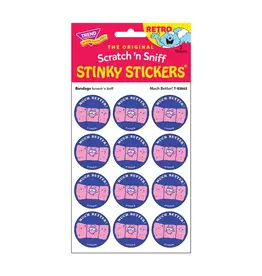 Trend Enterprise Much Better! Bandage Retro Scratch 'n Sniff Stinky Stickers