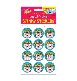 Trend Enterprise Spud-Tacular! French Fry Retro Scratch 'n Sniff Stinky Stickers