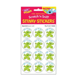 Trend Enterprise Way To Go! Spearmint Retro Scratch 'n Sniff Stinky Stickers