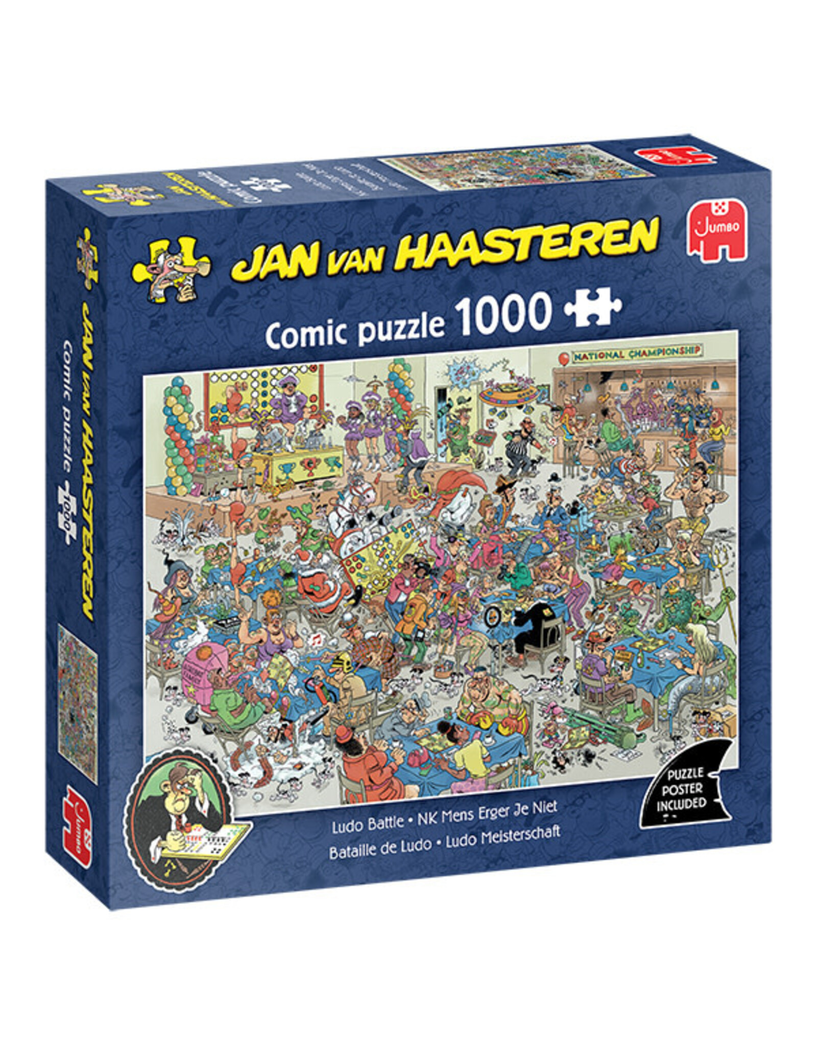 Jumbo Ludo Battle, Jan van Haasteren 1000pc