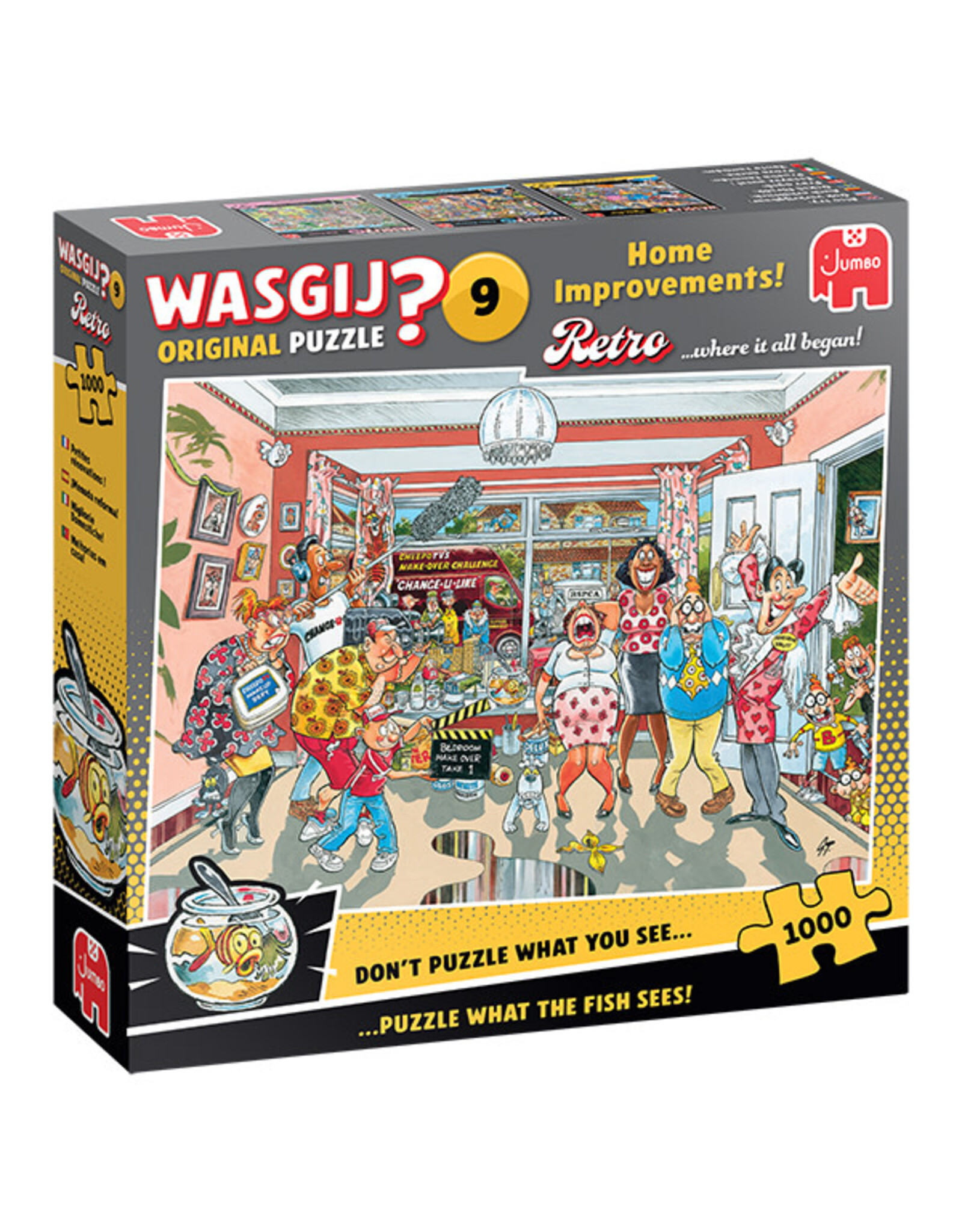 Jumbo Wasgij Original Retro #9 - Home Improvements! 1000pc