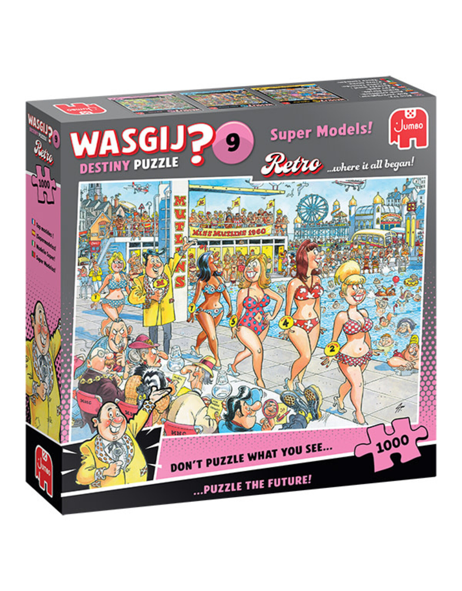 Jumbo Wasgij Retro Destiny #9 - Super Models! 1000pc