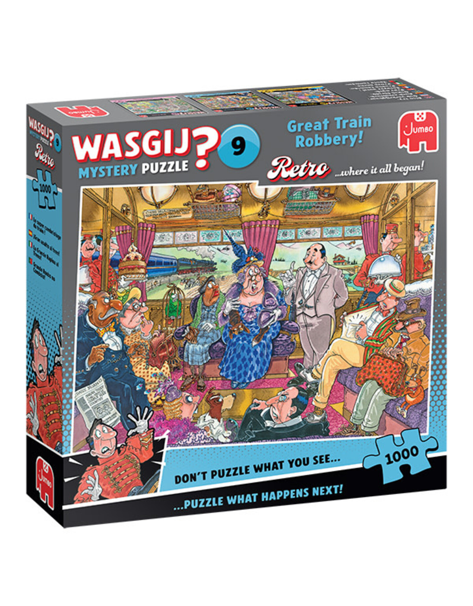 Jumbo Wasgij Retro Mystery #9 - Great Train Robbery! 1000pc
