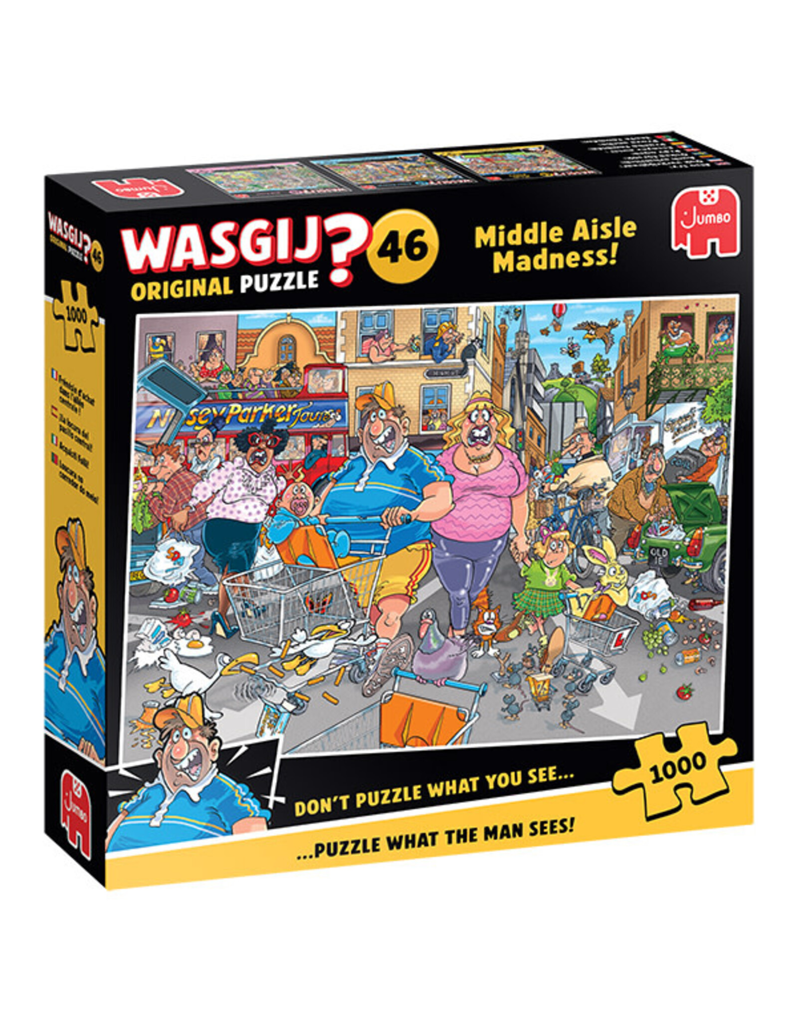 Jumbo Wasgij Original #46 - Middle Aisle Madness! 1000pc