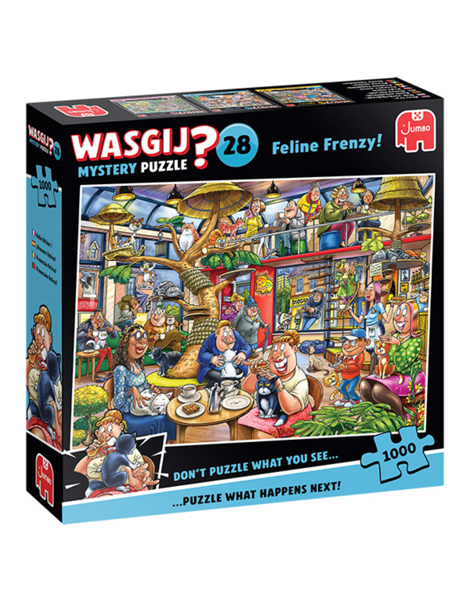 Jumbo Wasgij Mystery #28 - Feline Frenzy! 1000pc