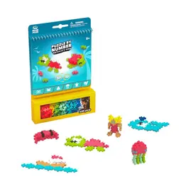 Plus-Plus Plus-Plus Puzzle by Number Activity Pad - Ocean