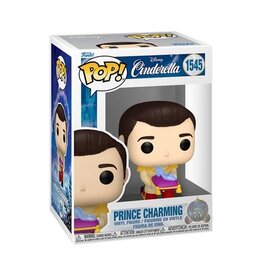 Funko Pop Vinyl Cinderella 75th Anniversary Prince Charming with Glass Slipper