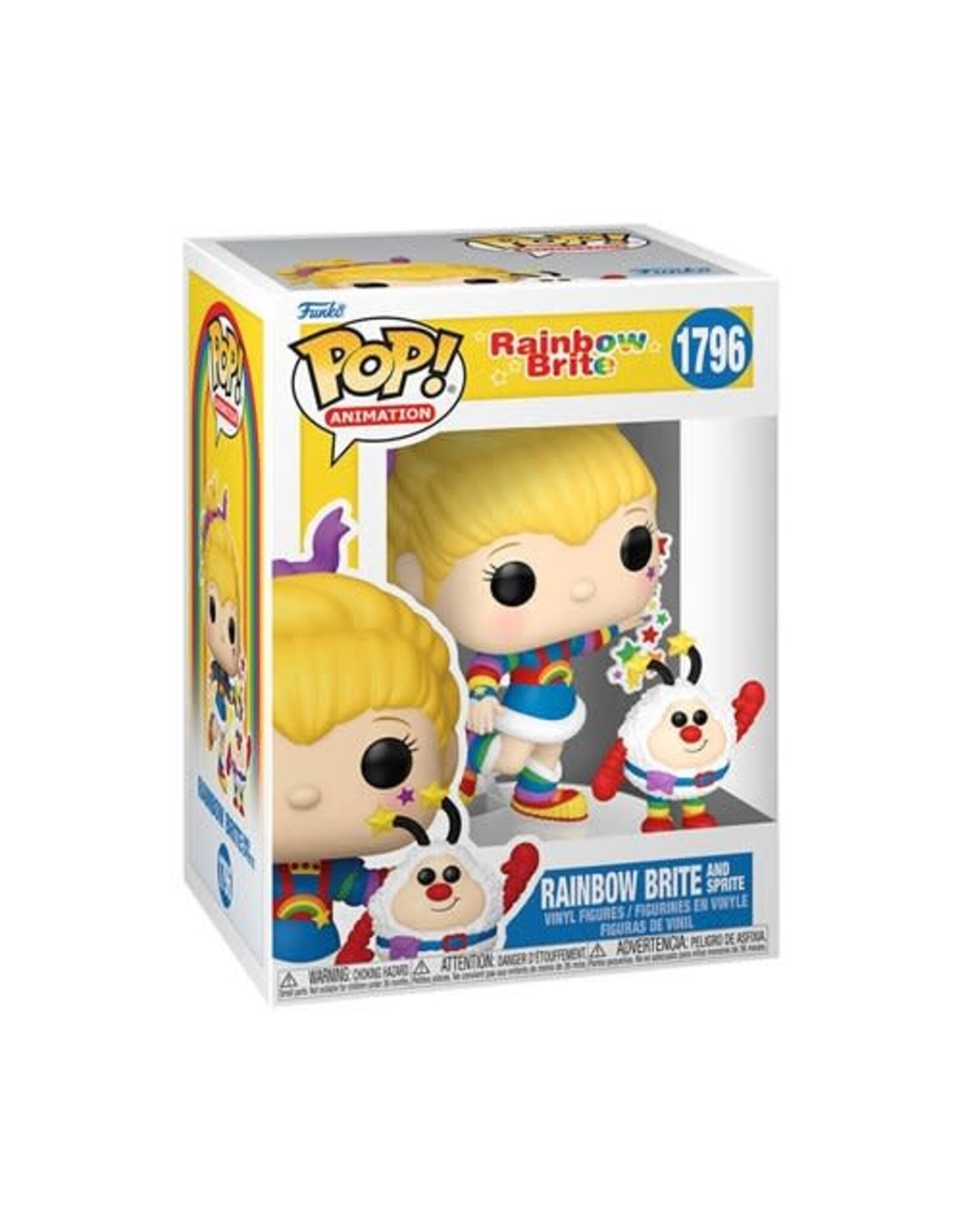 Funko Pop Vinyl Rainbow Brite and Sprite