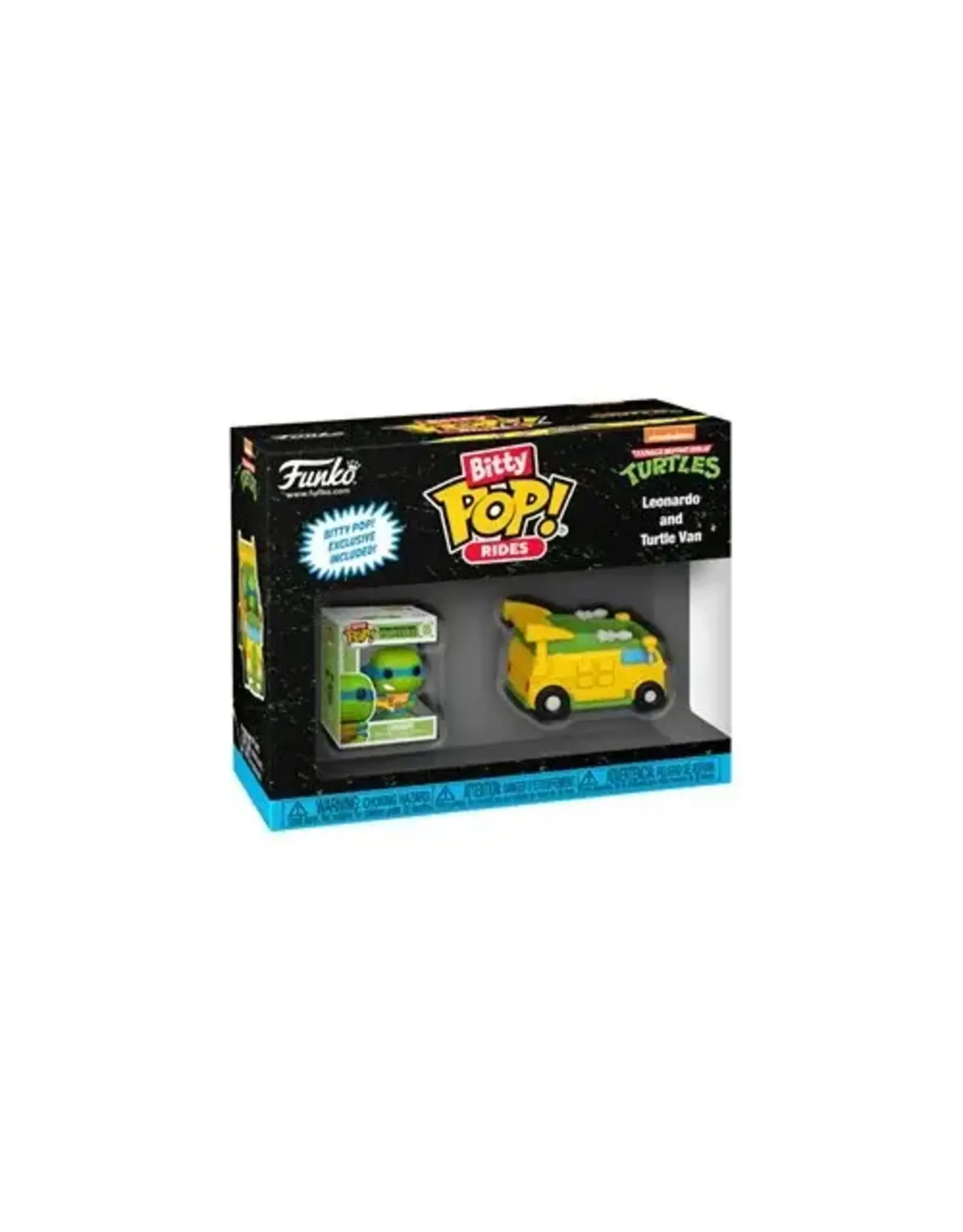 Funko Bitty Pop Teenage Mutant Ninja Turtles Leonardo and Turtle Van