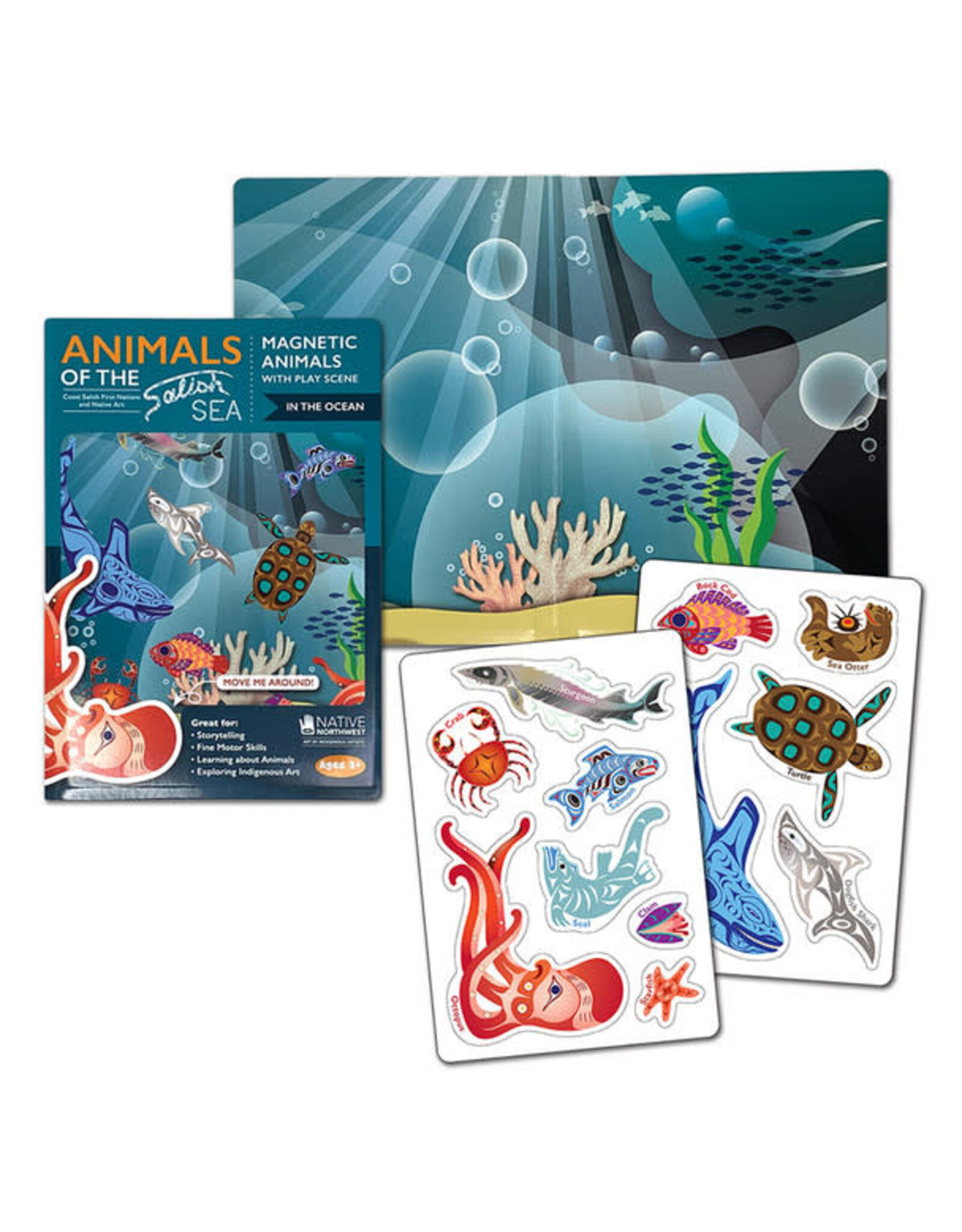 Native Northwest Magnetic Animals - Animals of the Salish Sea - In the Ocean