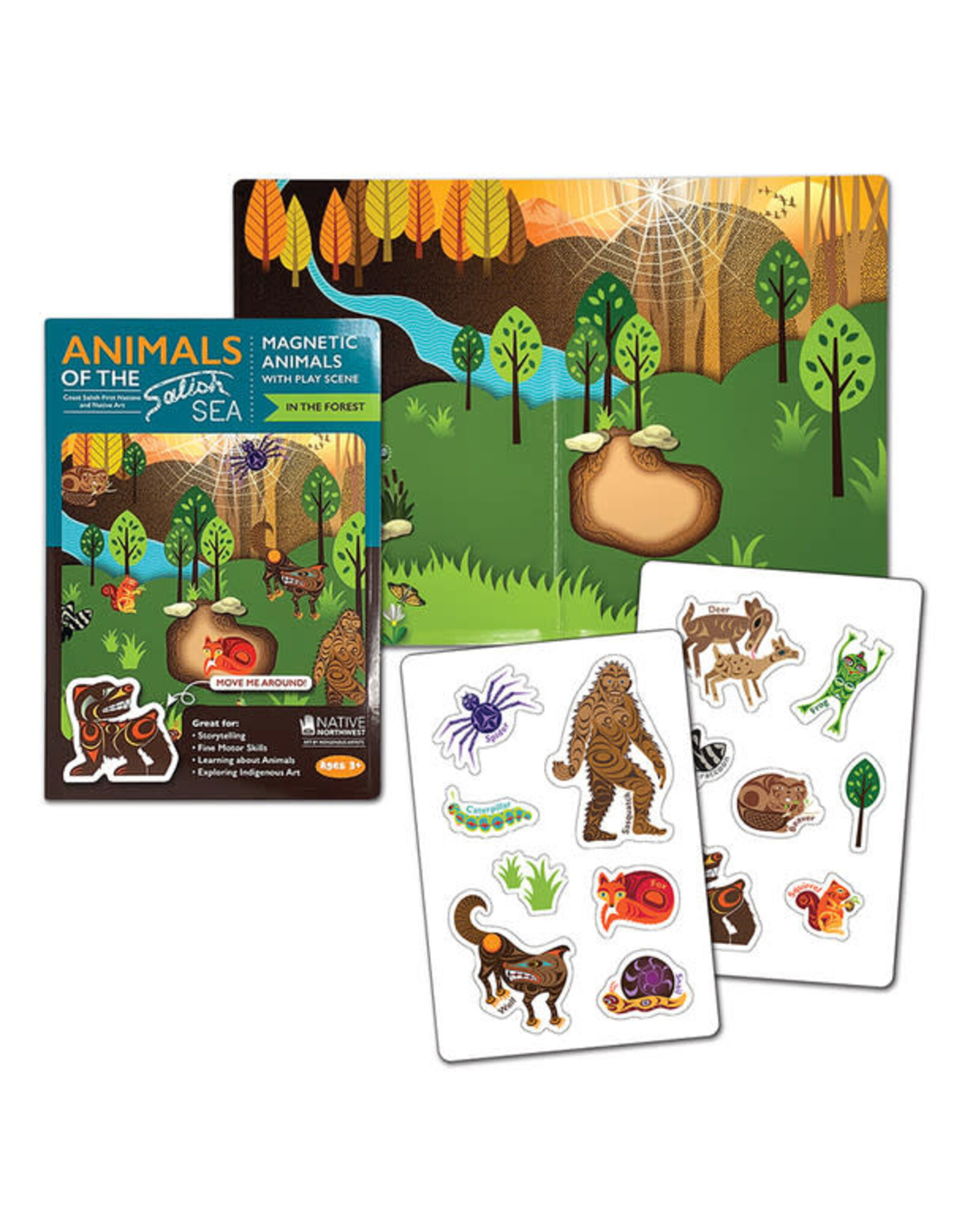 Native Northwest Magnetic Animals - Animals of the Salish Sea - In the Forest