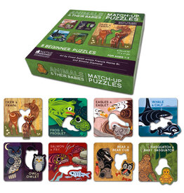 Native Northwest Match-up Puzzles - Animals & Their Babies