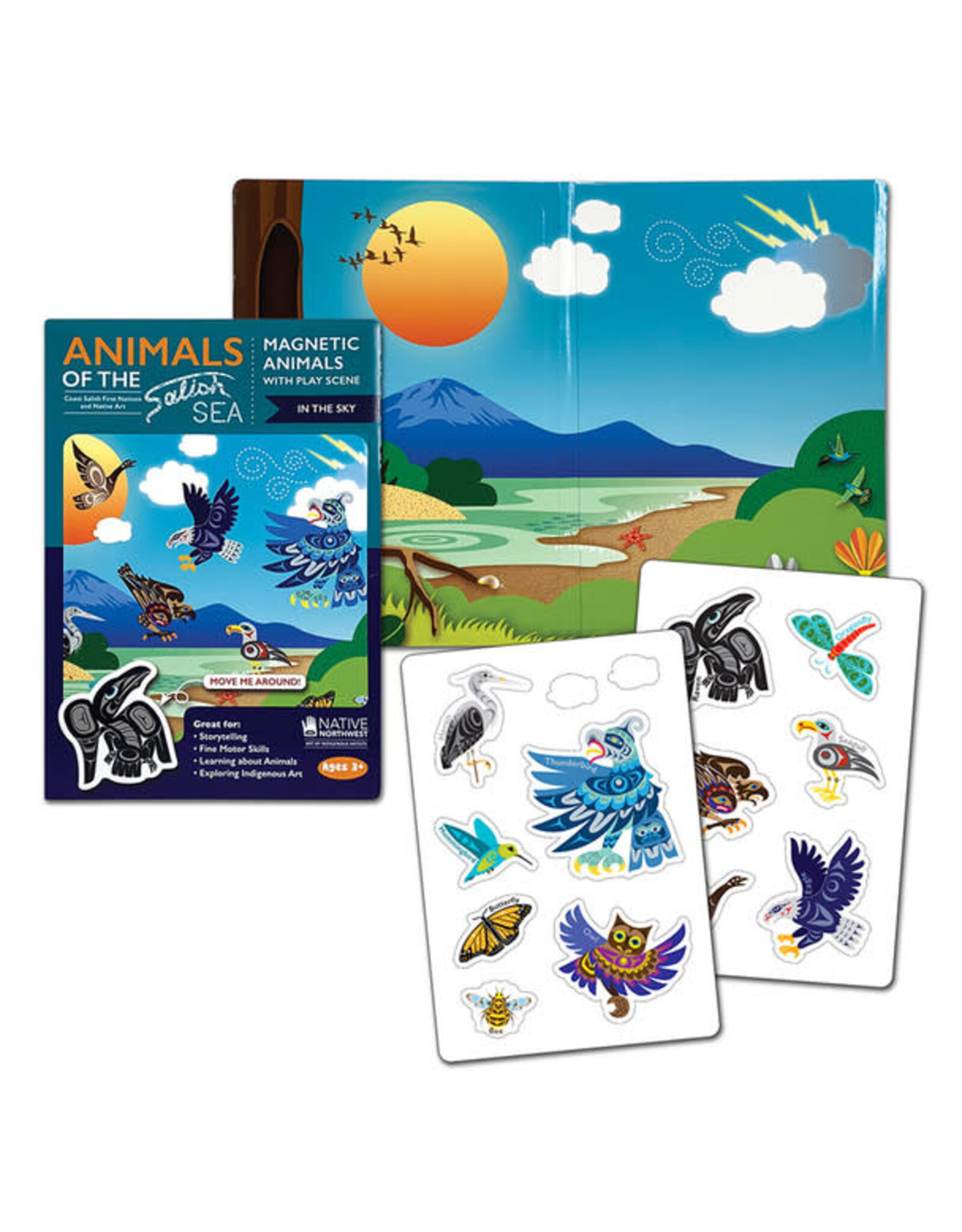 Native Northwest Magnetic Animals - Animals of the Salish Sea - In the Sky